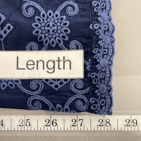 Johnny Was Lace Poncho Top Blue Size X Small XS - Picture 13 of 14